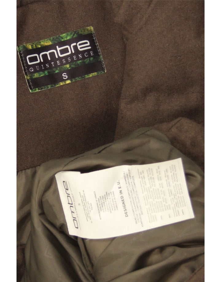Ombre Veste matelassée Quintessence pour homme UK 36 Petit Marron Polyester
