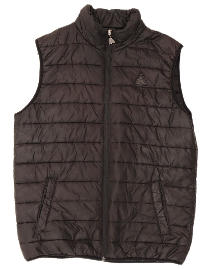 Carrera Gilet rembourré pour homme UK 38 Medium Noir Polyester