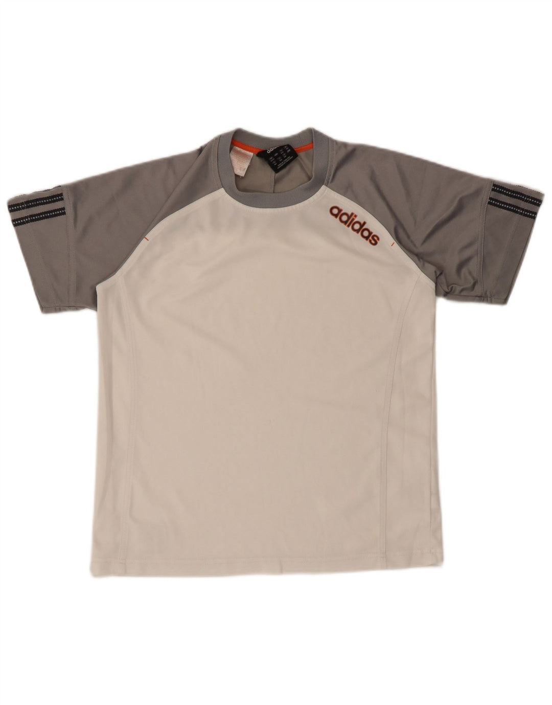 ADIDAS T-Shirt Garçon 13-14 ans Blanc Colorblock Polyester