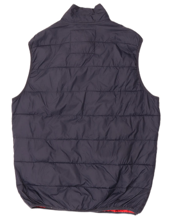 Jack & Jones Gilet Rembourré Homme UK 42 XL Bleu Marine Nylon