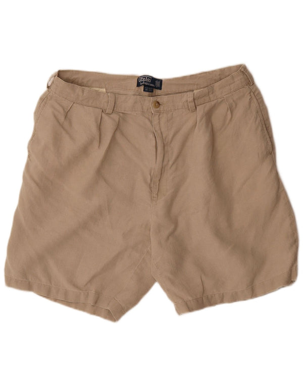 Polo Ralph Lauren Short Chino Pegged Homme W38 XL Lin Beige
