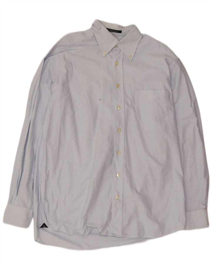 Gant Chemise Homme Large Bleu Rayé Coton