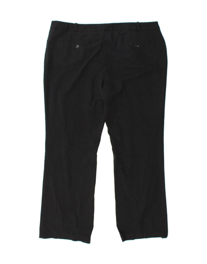 MOSSIMO Womens Straight Casual Trousers US 16 2XL W40 L30 Black Polyester Vintage Mossimo and Second-Hand Mossimo from Messina Hembry 