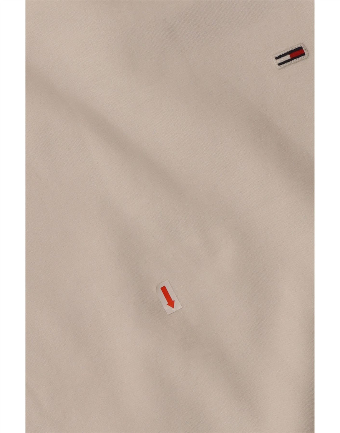 TOMMY HILFIGER Pull-over surdimensionné pour femme UK 6 XS Coton blanc