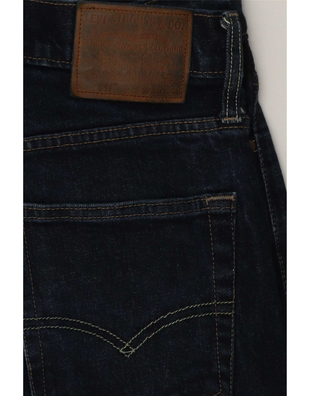 Levi's Jean Slim 511 Homme W30 L30 Bleu Marine Coton