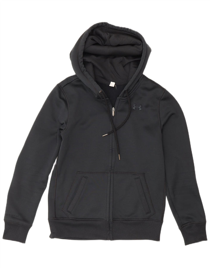Under Armour Sweat à capuche zippé pour homme Small Noir