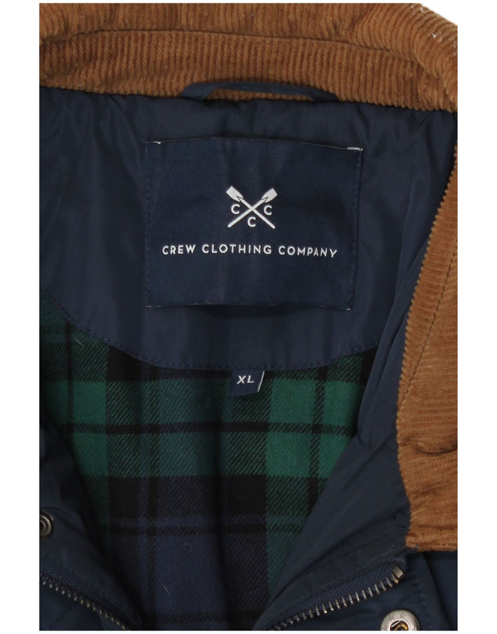Crew Clothing Veste matelassée pour homme UK 42 XL Bleu marine Polyester