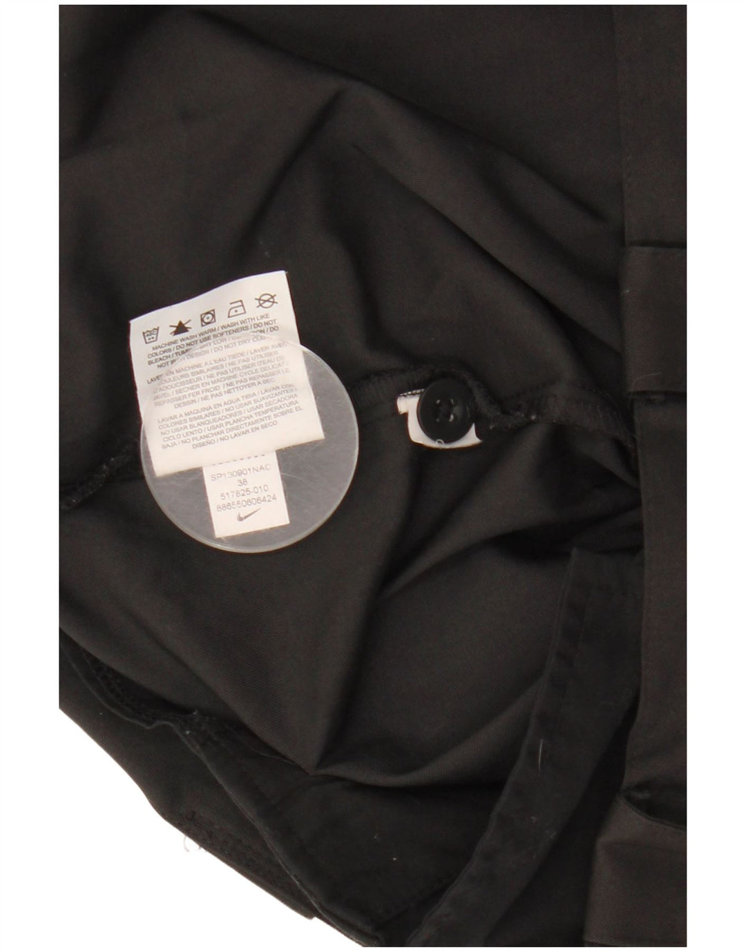 Nike Short chino Dri Fit W38 XL pour homme Noir Polyester