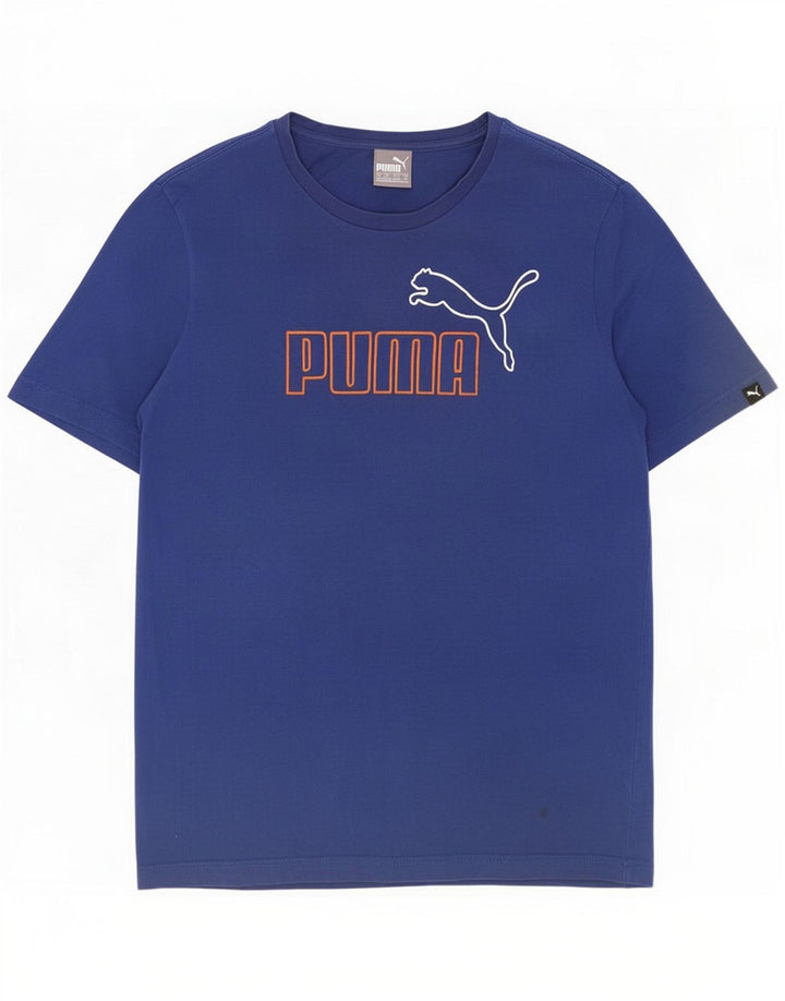 Puma T-shirt graphique pour homme Bleu moyen