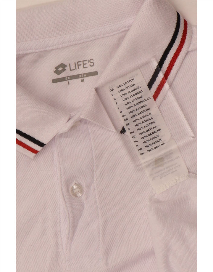 Lotto Polo Homme Rose Moyen Coton