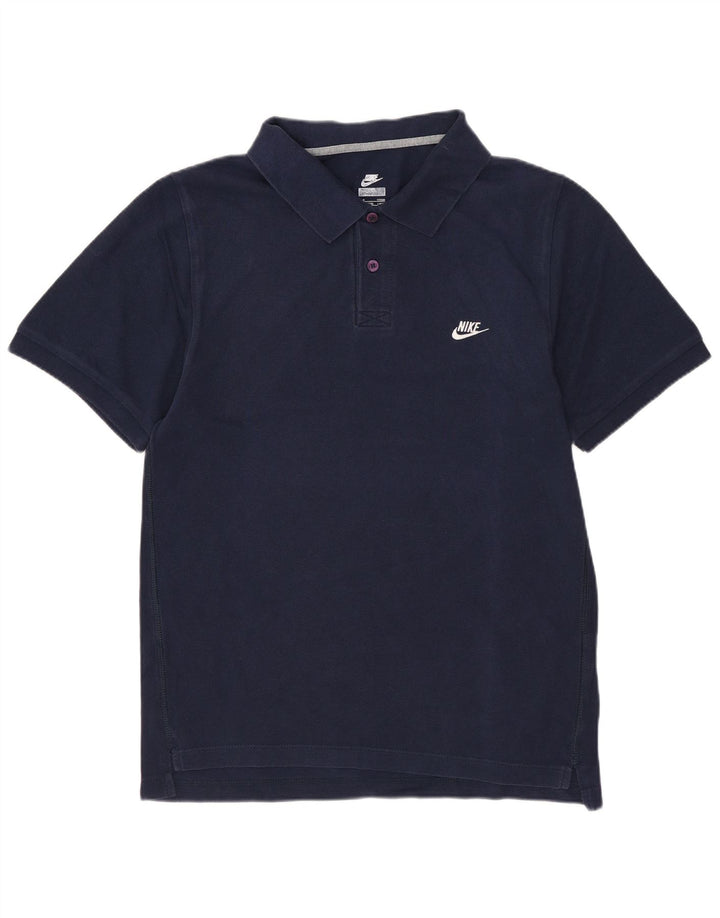NIKE Polo Homme UK 36/38 Petit Bleu Marine