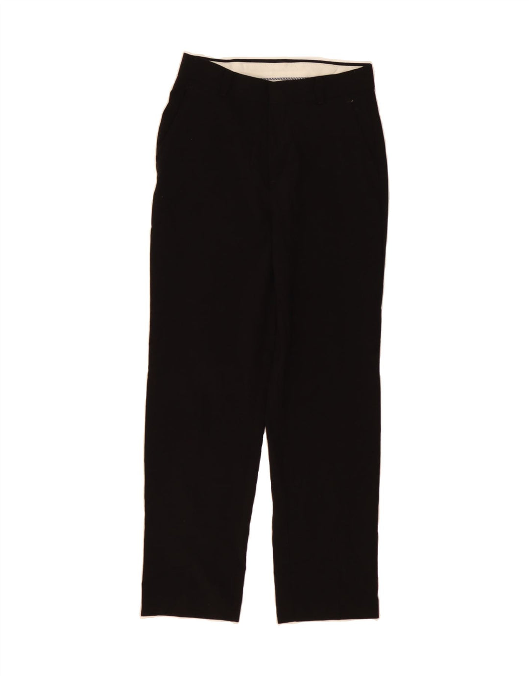 CHAPS Boys Straight Chino Trousers 13-14 Years W27 L27 Black Polyester Vintage Chaps and Second-Hand Chaps from Messina Hembry 