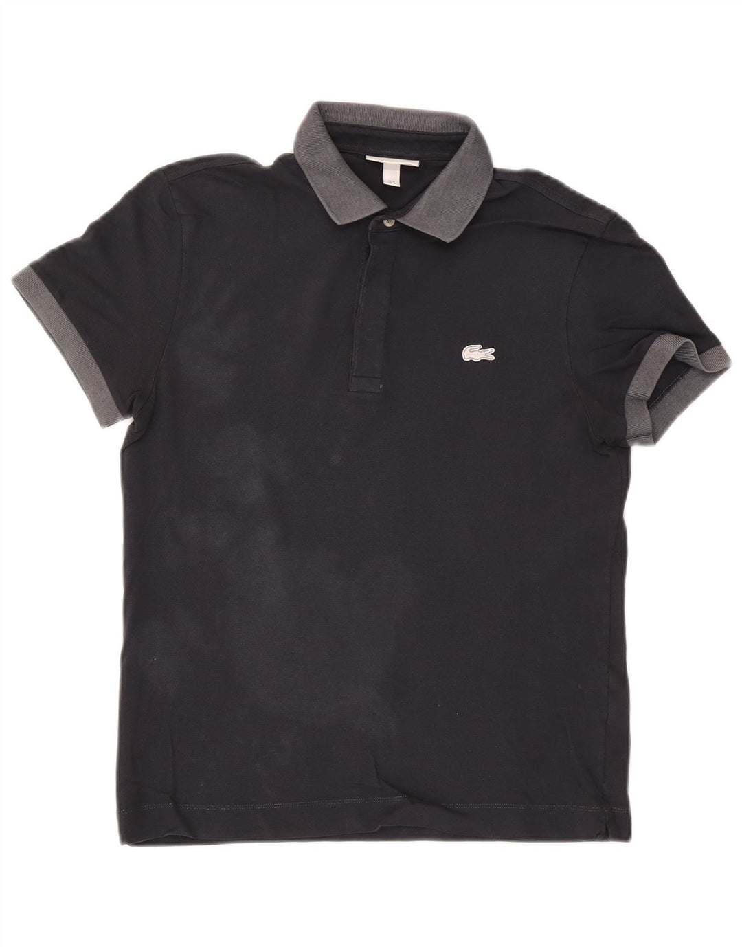 Lacoste Polo coupe classique pour homme Taille 3 Petit Bleu marine Colorblock
