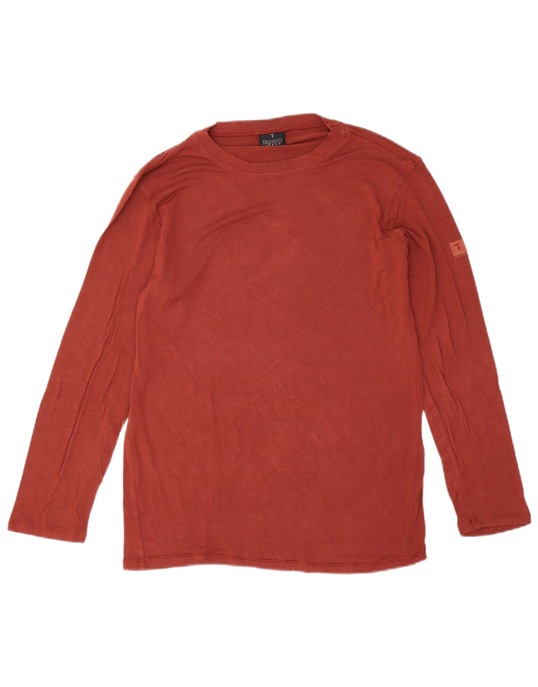 Trussardi Jeans Haut à Manches Longues Homme Rouge Viscose