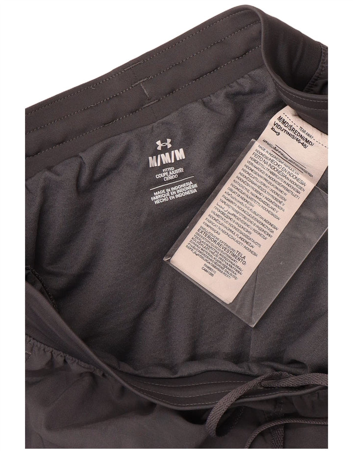 Under Armour Short de Sport Homme Gris Moyen Polyester