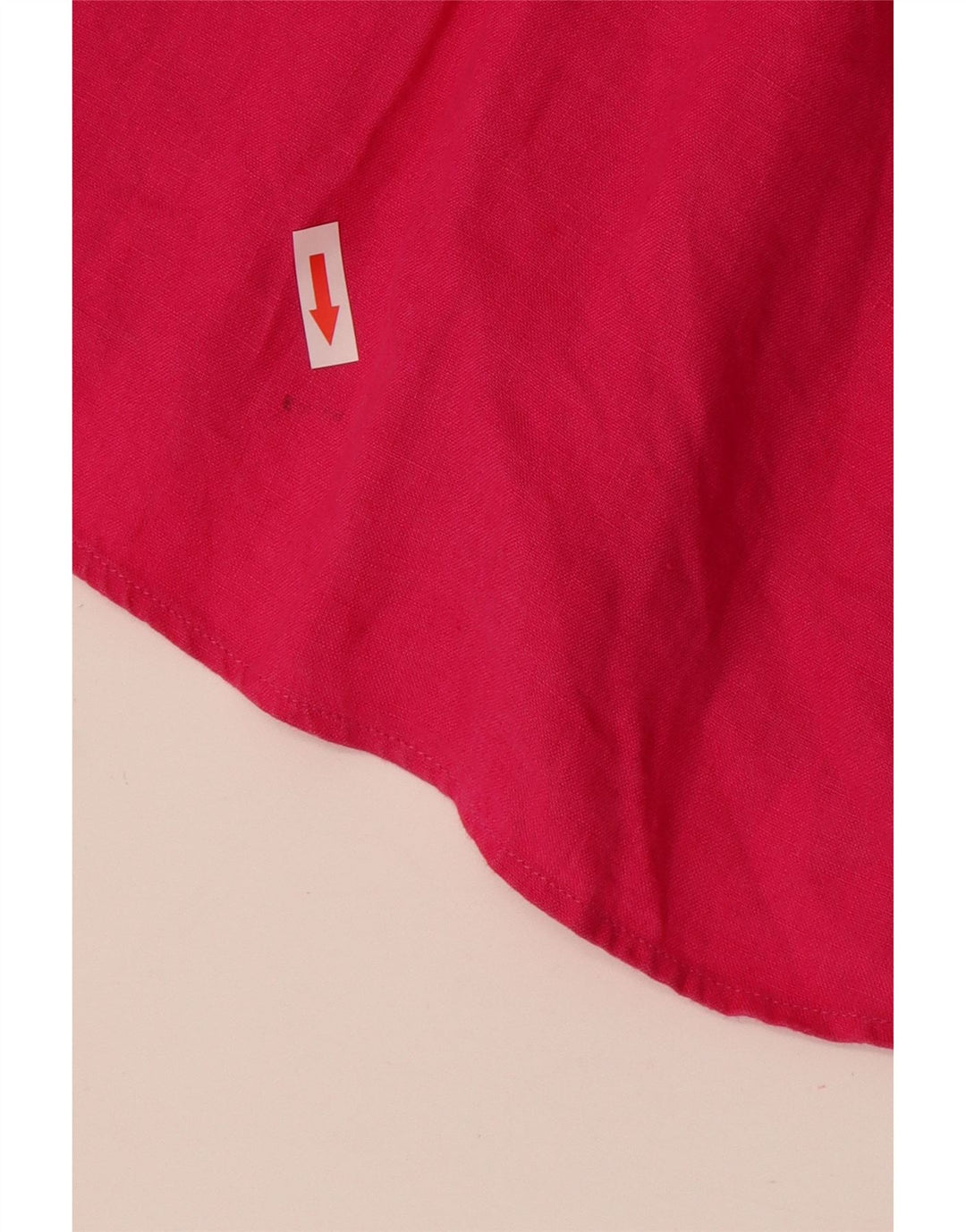 JAEGER Chemise à manches 3/4 pour femme UK 14 Lin rose moyen