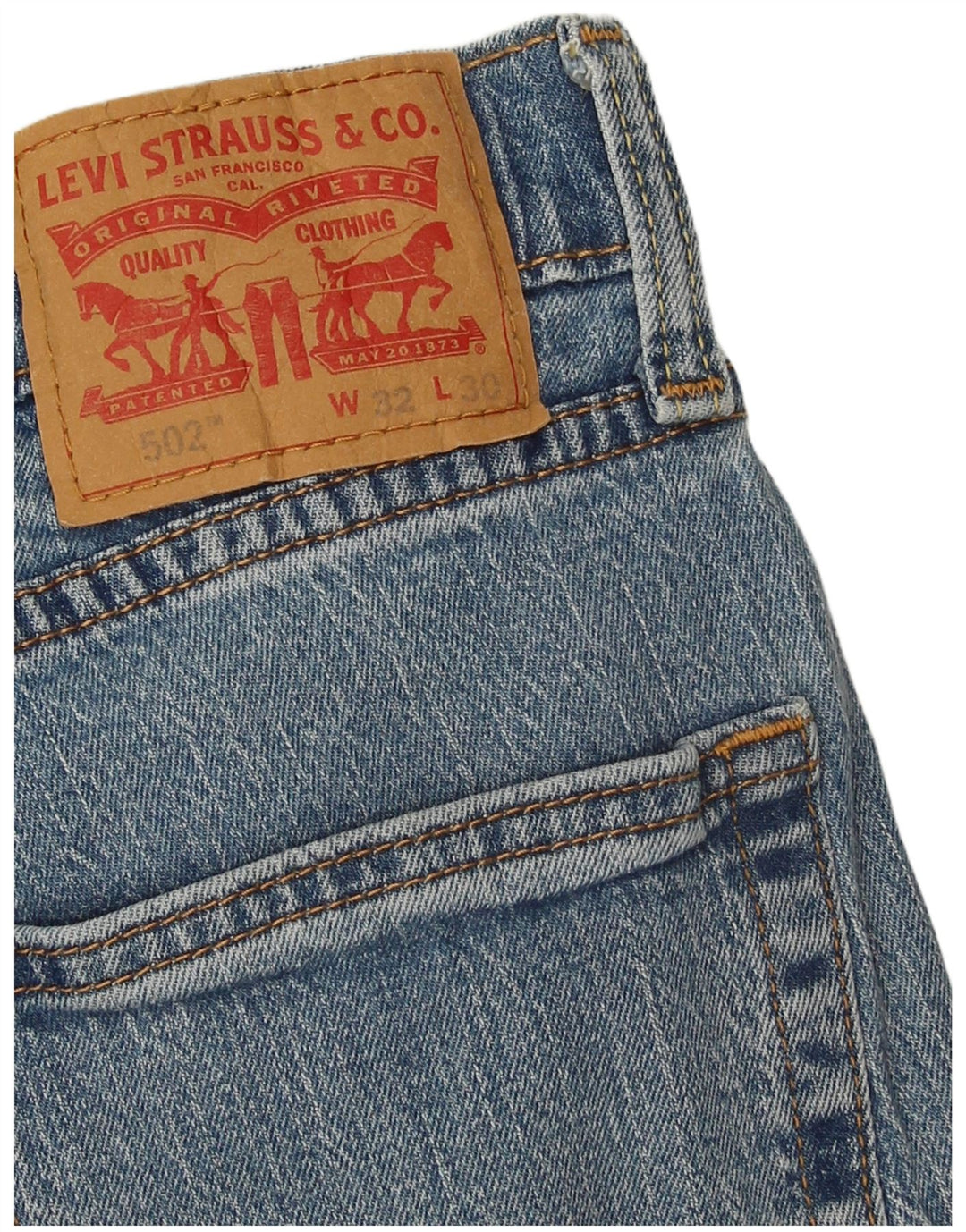 Levi's Jean 502 Tapered Homme Bleu Coton W32 L30