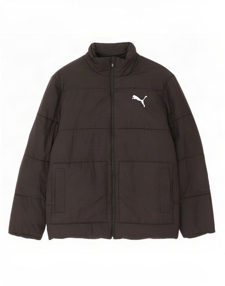 Puma Veste rembourrée pour homme UK 38 Medium Noir Polyester