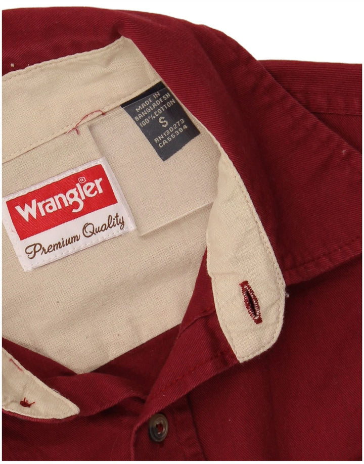 WRANGLER Chemise Homme Petit Bordeaux Coton
