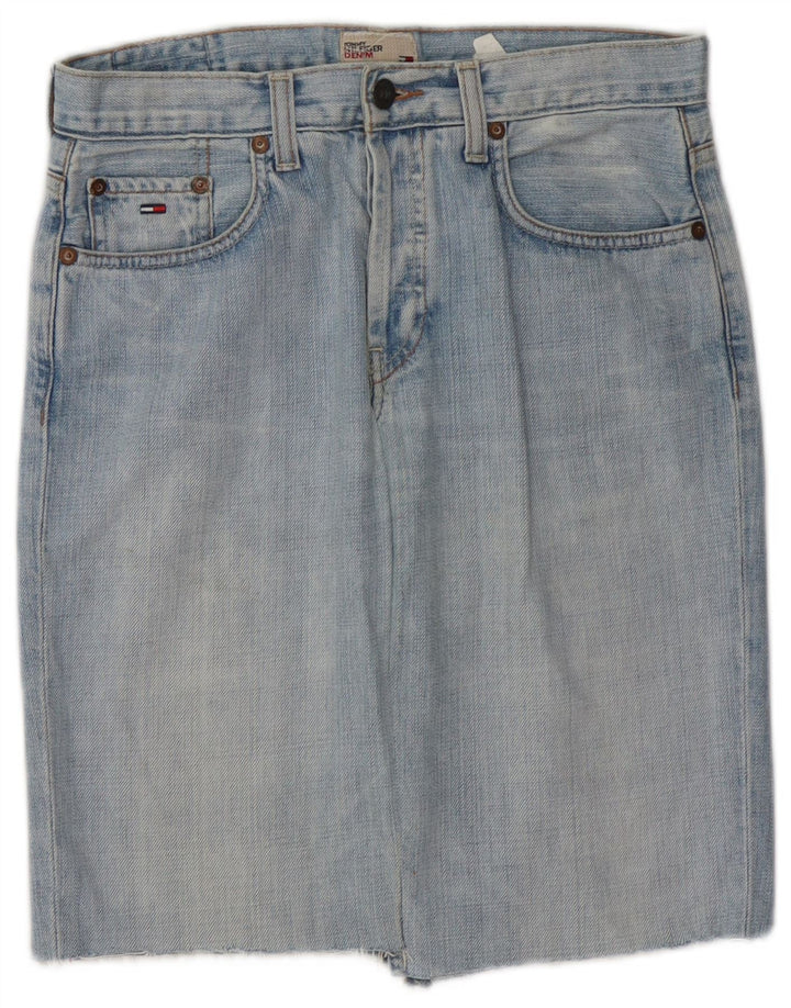 TOMMY HILFIGER Jupe En Jean Femme W28 Bleu Moyen Coton