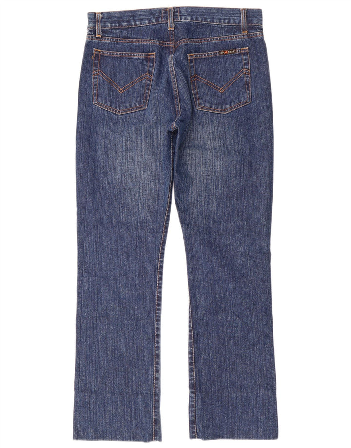 ENERGIE Jean droit Femme W33 L30 Bleu Coton