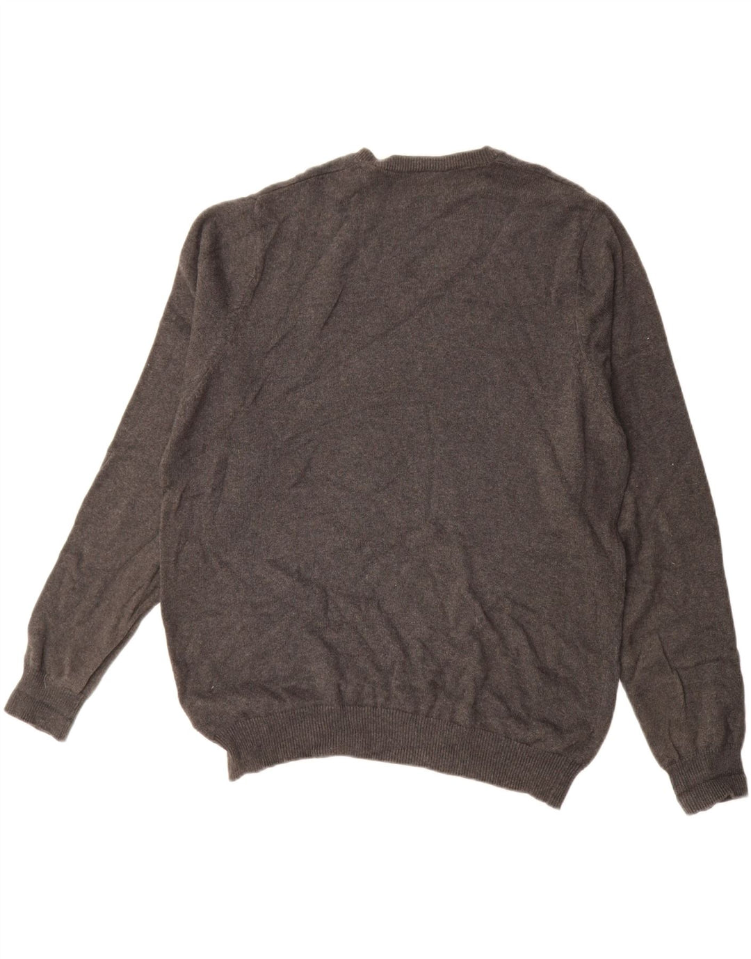 MARKS & SPENCER Pull Regular Fit Col V Homme Gris Moyen