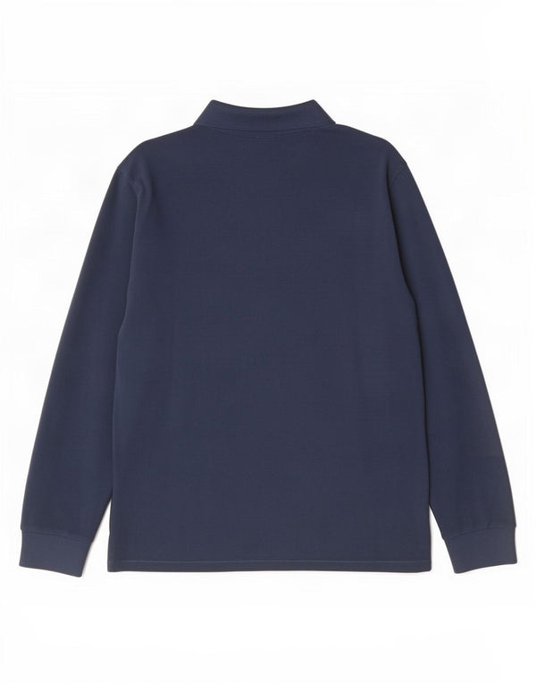 Paul Smith Polo à manches longues pour homme en coton bleu marine Large