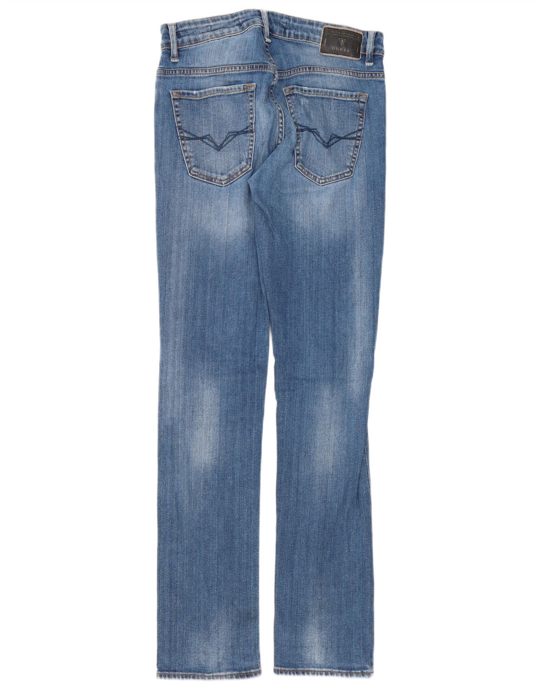 Guess Jean Slim Homme W30 L34 Bleu Coton