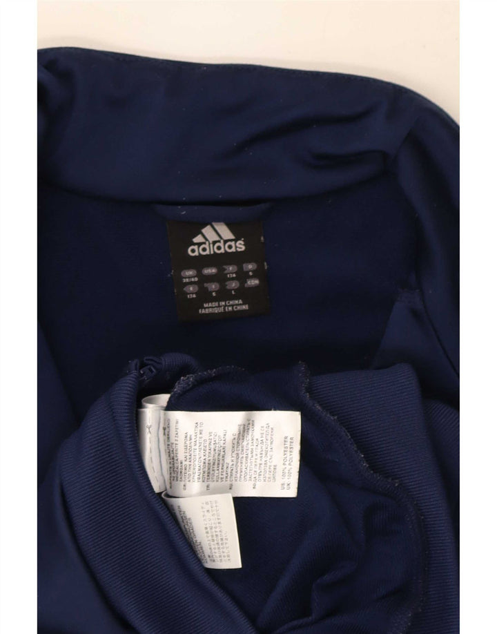 Adidas Veste de survêtement pour homme UK 38/40 Bleu marine moyen Polyester
