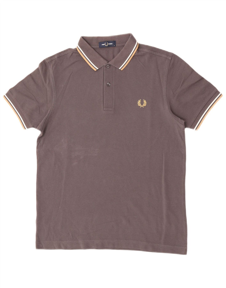 Fred Perry Polo Homme Gris Moyen Coton