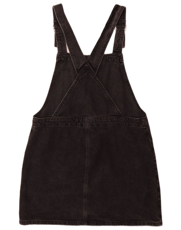 Topshop Jupe Salopette En Jean Femme UK 14 Large W34 Coton Noir