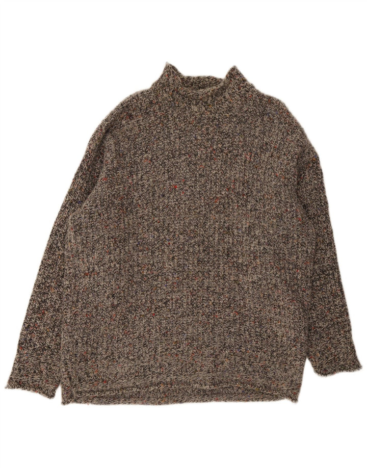 S. Moritz Pull Col Roulé Homme XL Gris Moucheté