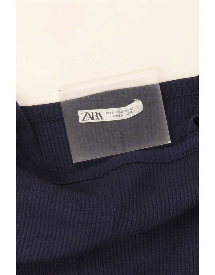 Zara Combinaison sans manches pour femme UK 10 Small Bleu marine