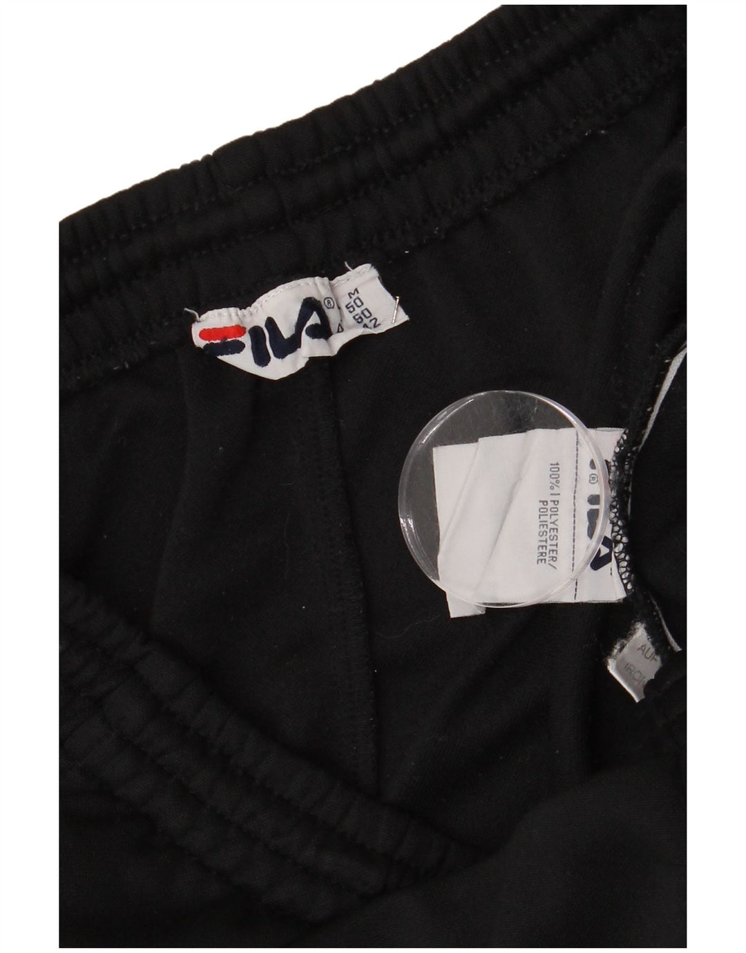 Fila Pantalon de Survêtement Graphique Homme Noir Moyen Polyester