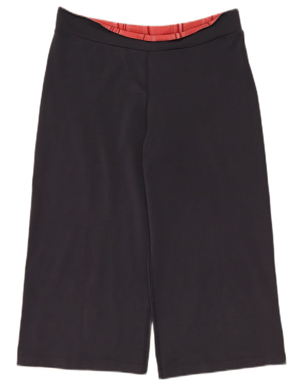 ADIDAS Pantalon de survêtement Capri Wide Leg pour femme UK 16 Large Bleu marine