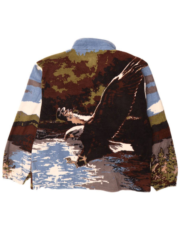 Atlas For Men Veste polaire graphique Eagles pour homme UK 44 2XL Multicolore