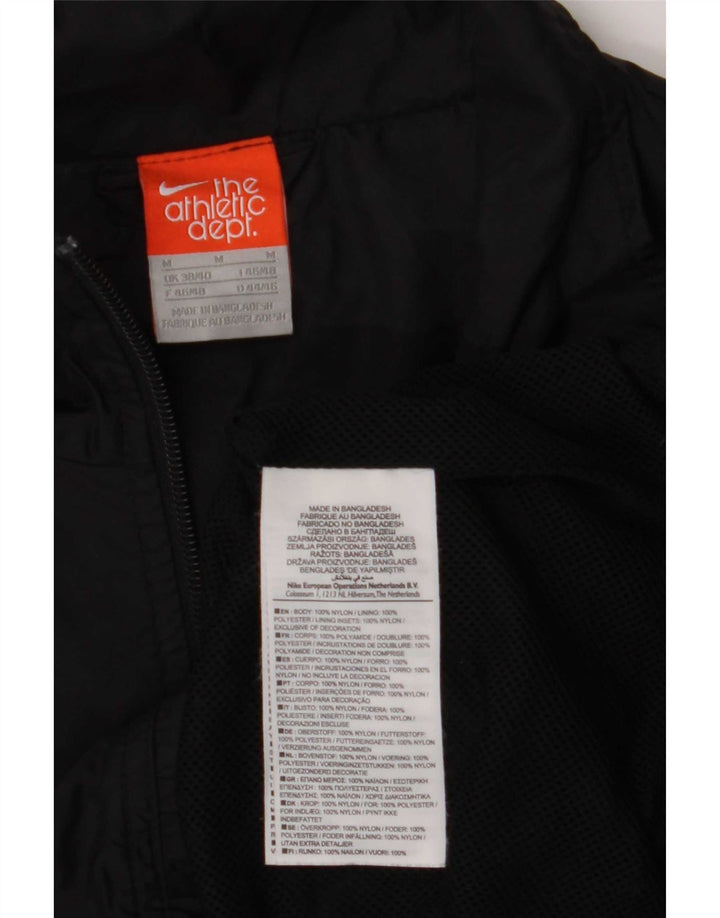 Nike Veste de survêtement pour homme UK 38/40 Medium Noir Colorblock Nylon