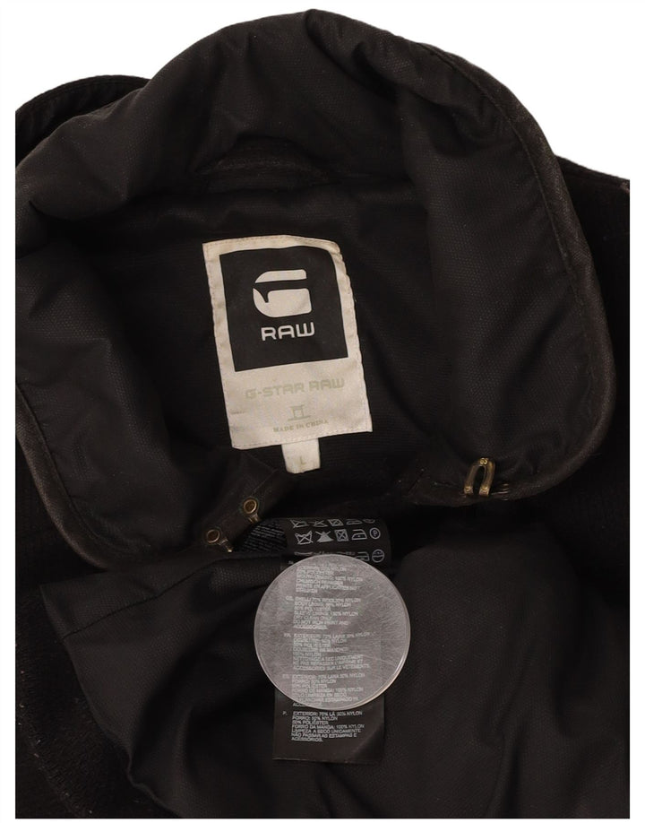 G-STAR Pardessus militaire pour homme UK 40 Large laine noire