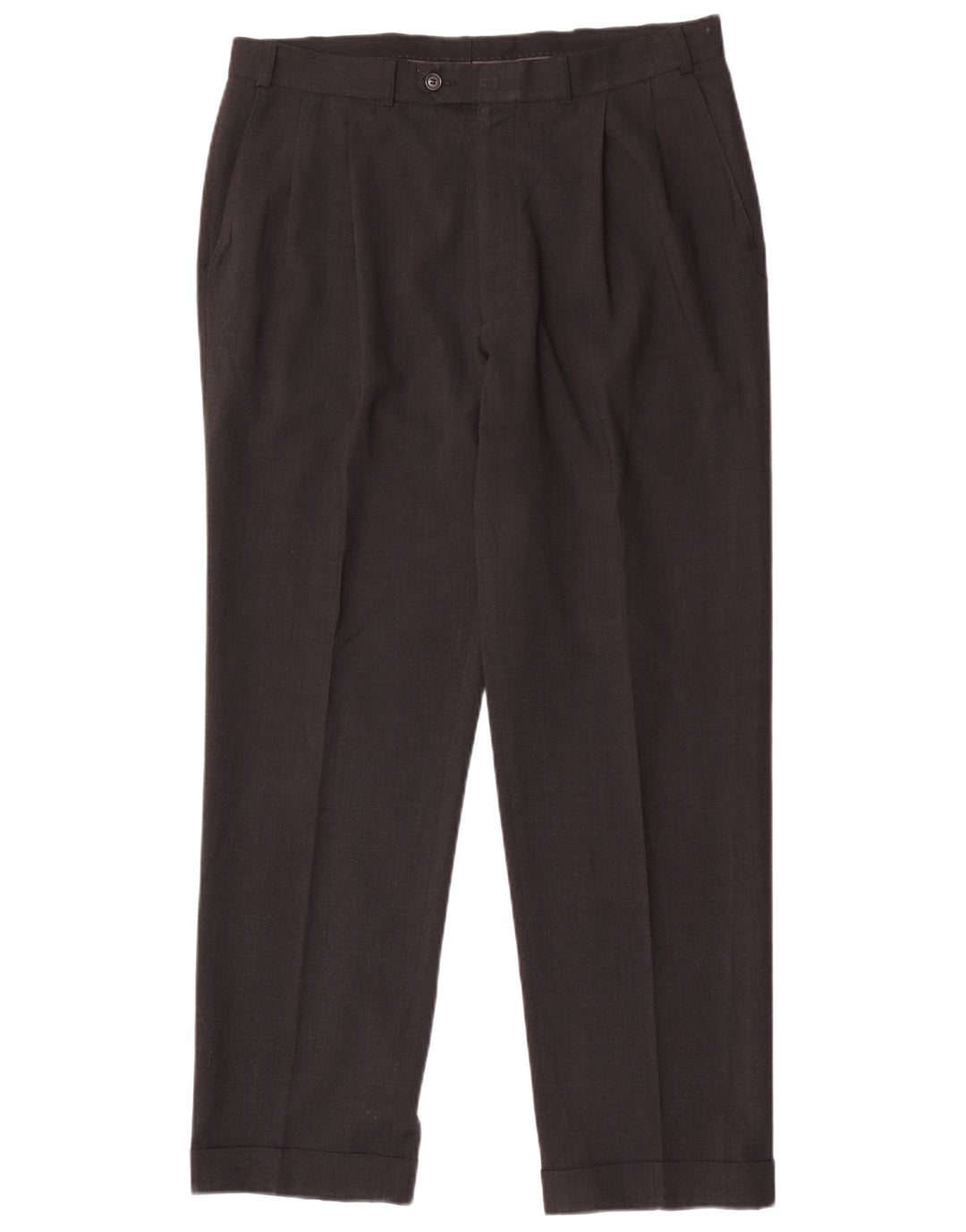 Marks & Spencer Pantalon de costume pour homme W36 L31 Gris Polyester