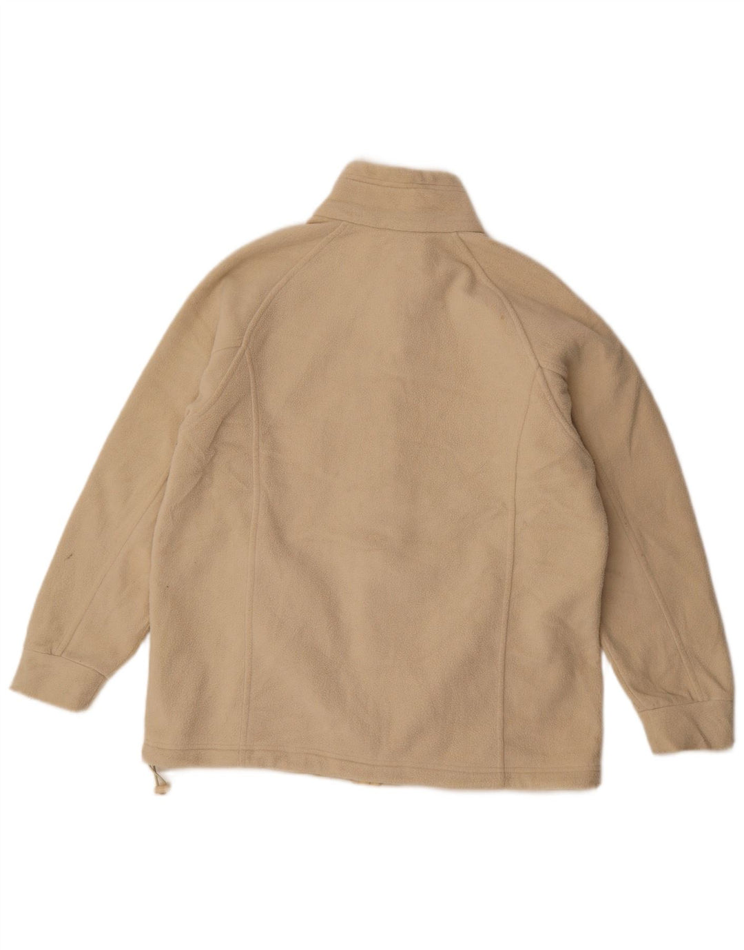 Marks & Spencer Veste polaire pour femme UK 14 Large Beige Polyester