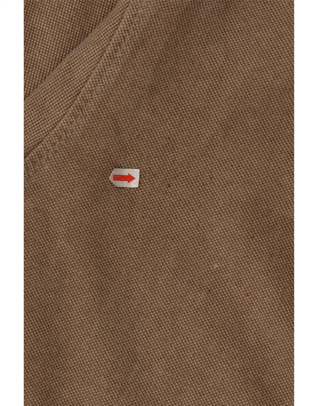 Fat Face Sweat-Shirt Col Zippé Homme Coton Beige Moyen