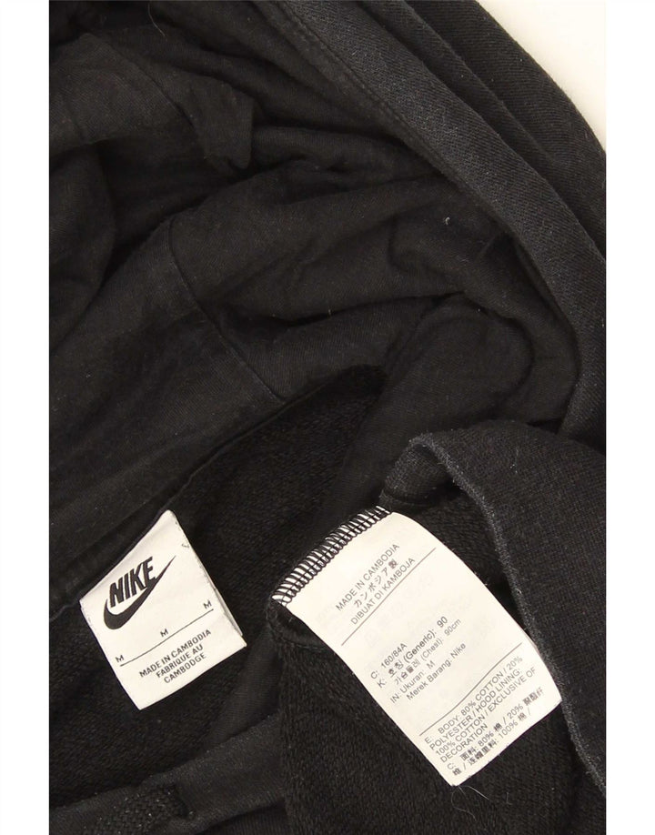 Nike Pull à capuche pour homme en coton noir moyen