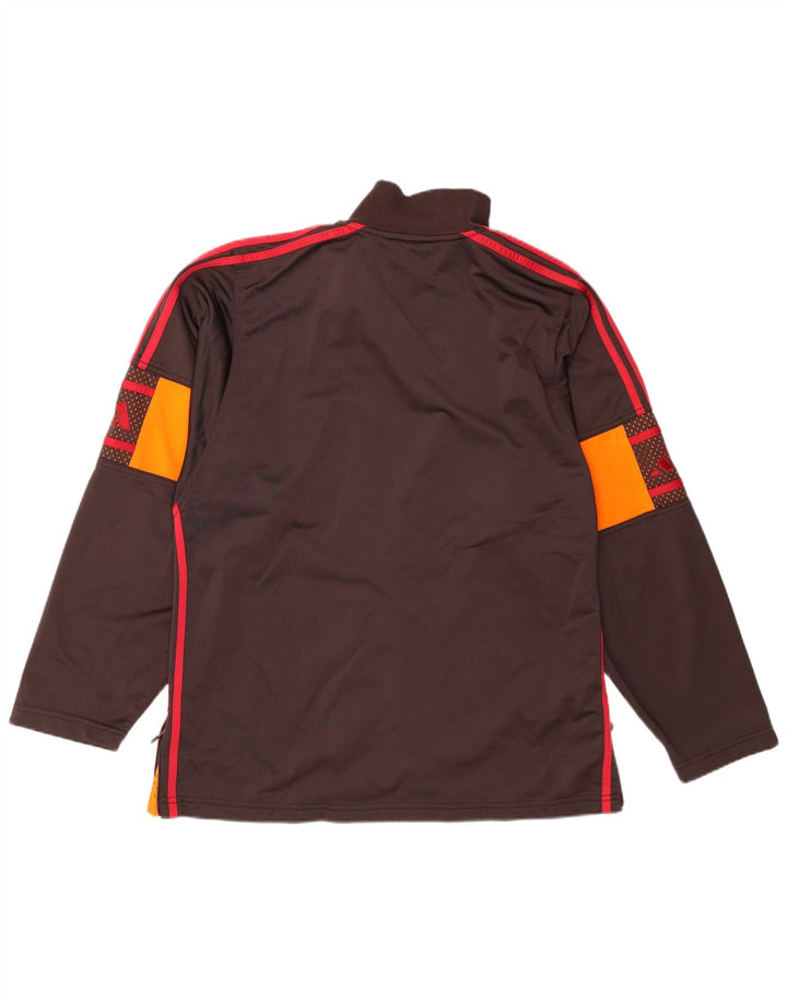 Adidas Veste de survêtement pour homme UK 38/40 Marron moyen Polyester