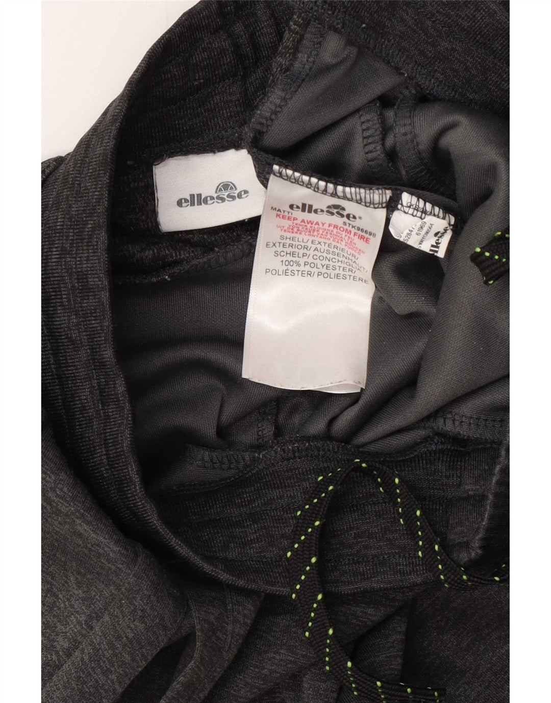 Ellesse Pantalon de survêtement garçon 13-14 ans Gris Polyester