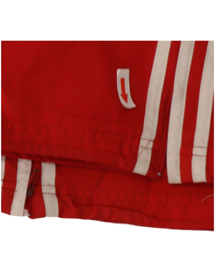 Adidas Pantalon de survêtement pour homme UK 44/46 Large Rouge Polyester
