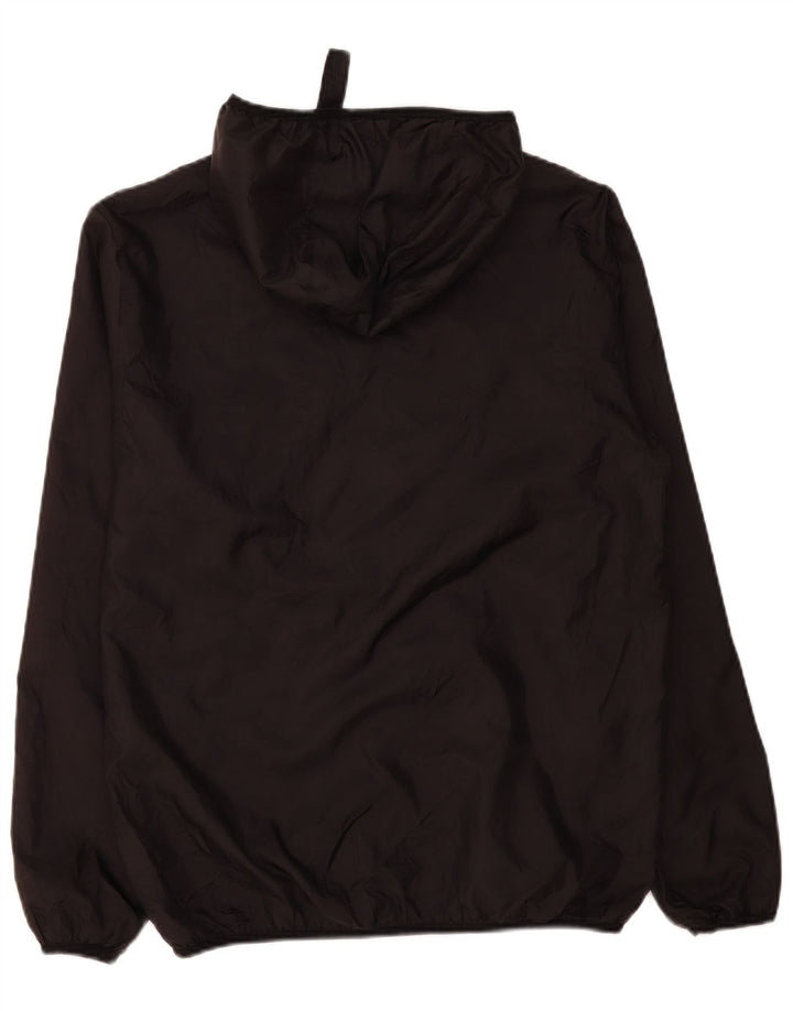Puma Veste de pluie à capuche pour homme UK 38 Medium Noir Polyester