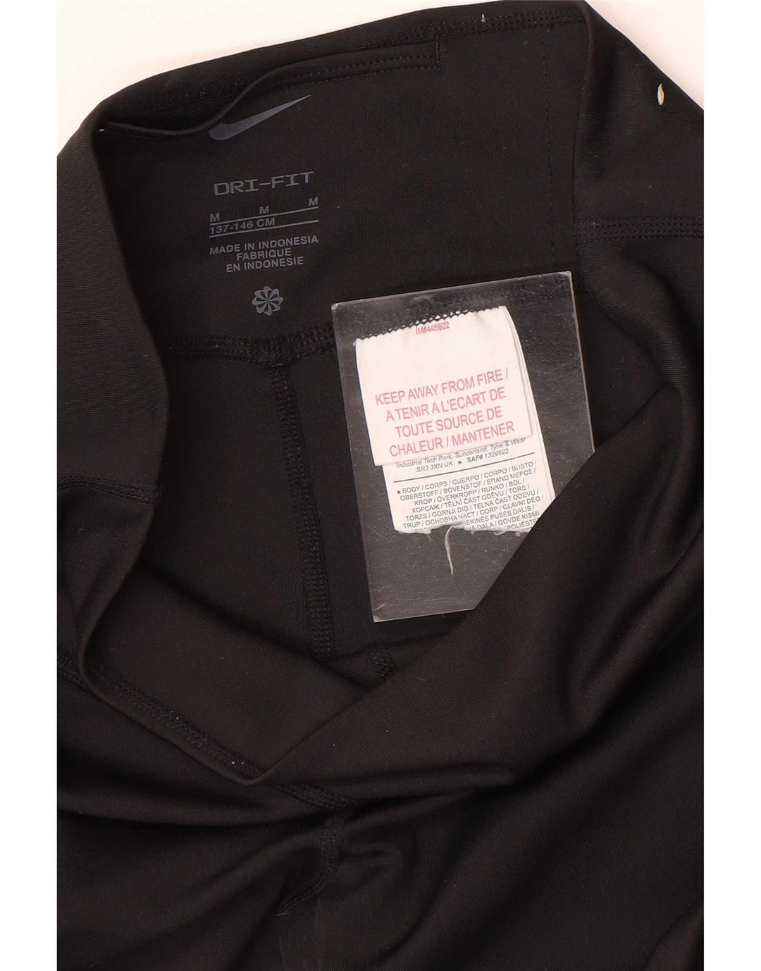 Legging Nike Dri Fit Fille 10-11 ans Noir Moyen Polyester