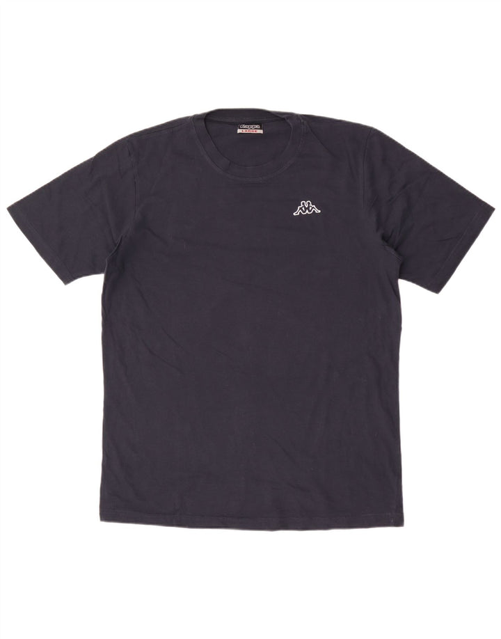 Kappa T-Shirt Homme Top Large Bleu Marine Coton