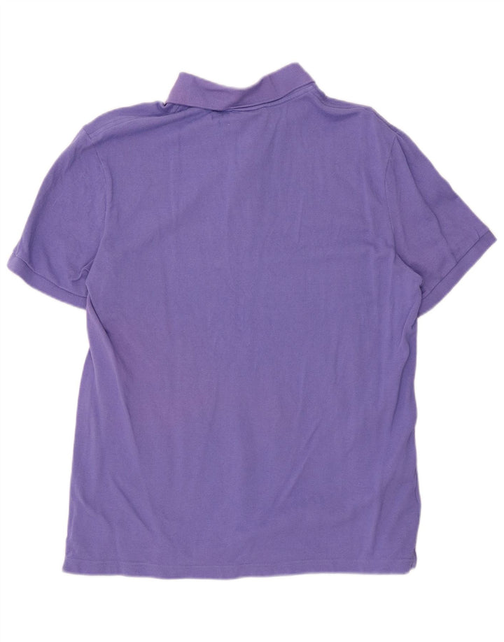 LACOSTE Polo Slim Fit Homme Taille 6 XL Violet Coton
