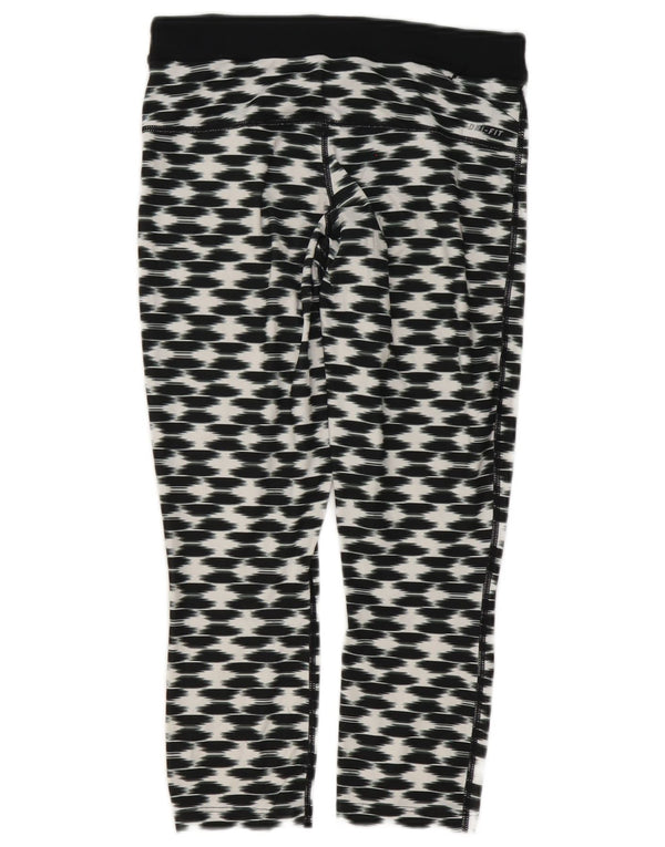Nike Legging Capri Dri Fit pour femme UK 10 Petit Noir Géométrique